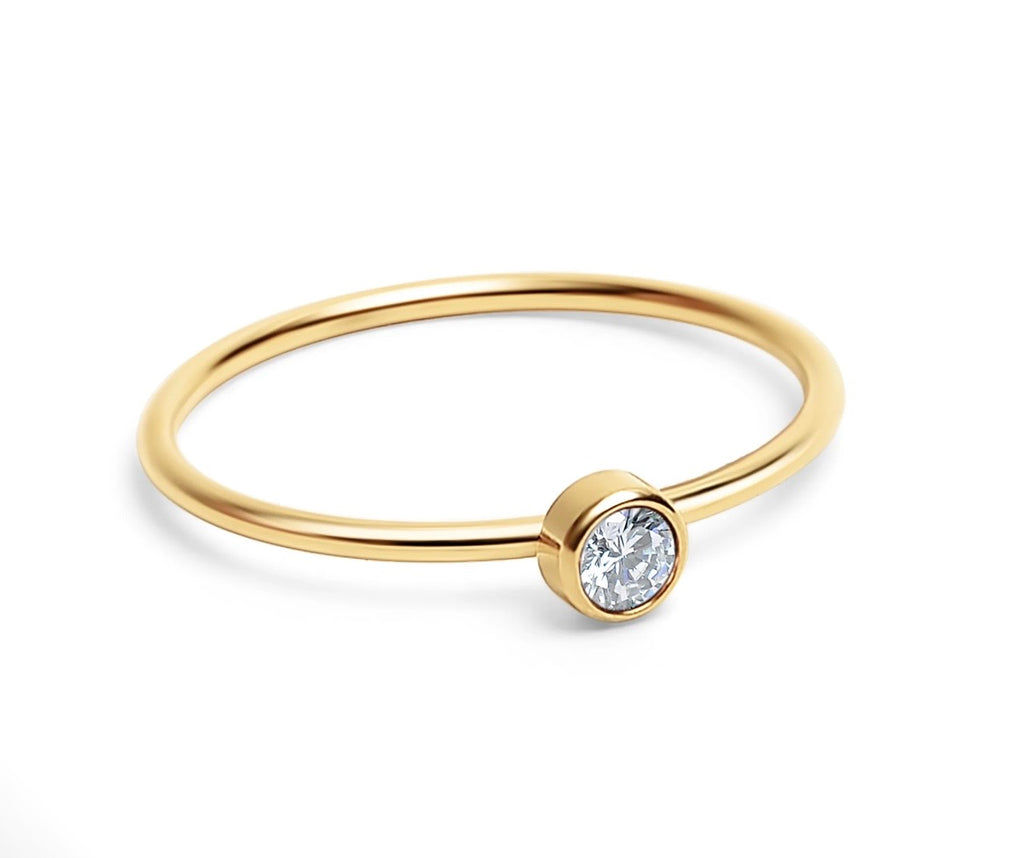 The Addison Stack Ring, stacking ring from Garden District Jewelry, product photo 9 of 15.