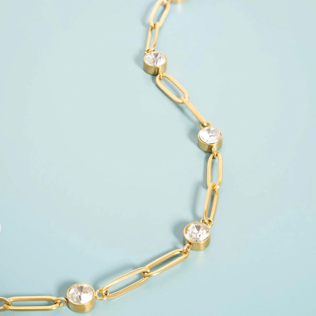 The Dream Collection Crystal Necklace, from Garden District Jewelry — product photo 4 of 11.