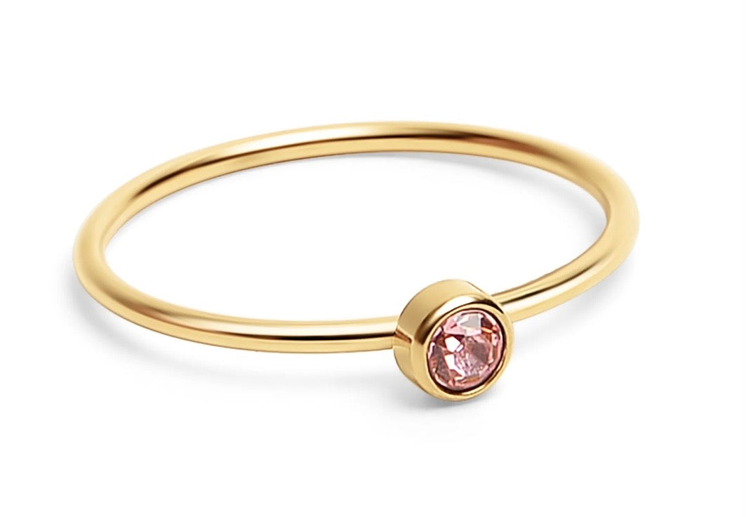 The Addison Stack Ring, stacking ring from Garden District Jewelry, product photo 4 of 15.