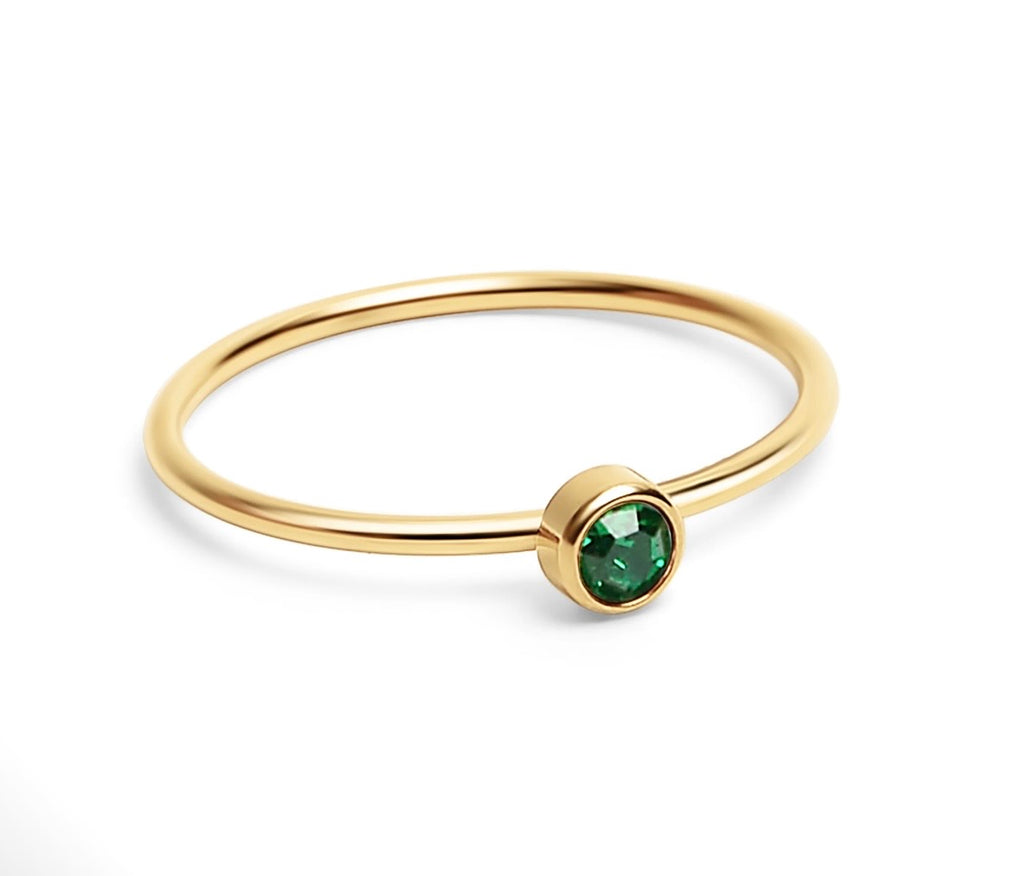 The Addison Stack Ring, stacking ring from Garden District Jewelry, product photo 8 of 15.