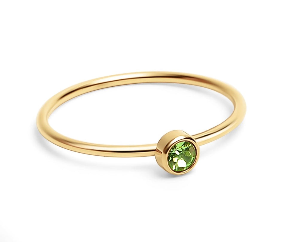 The Addison Stack Ring, stacking ring from Garden District Jewelry, product photo 6 of 15.