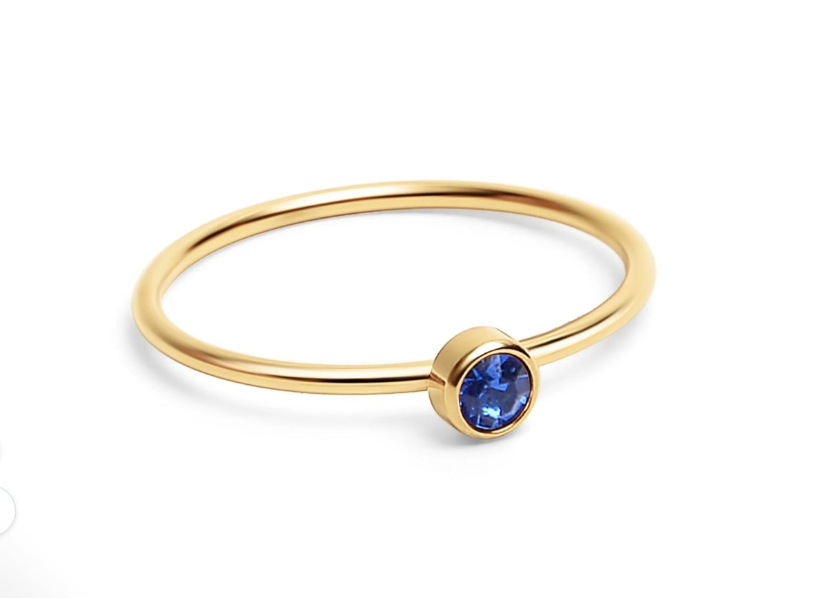 The Addison Stack Ring, stacking ring from Garden District Jewelry, product photo 5 of 15.