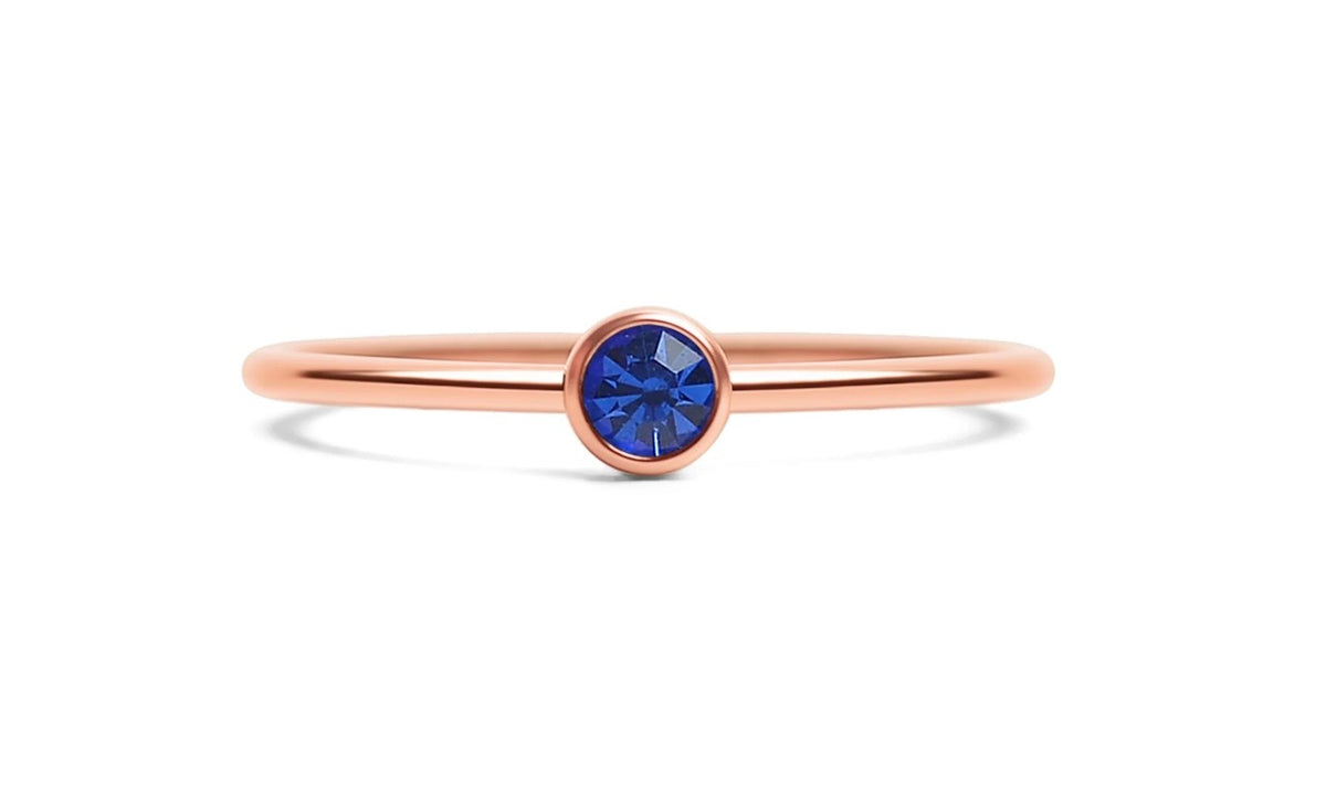 The Addison Stack Ring, stacking ring from Garden District Jewelry, additional product photo.