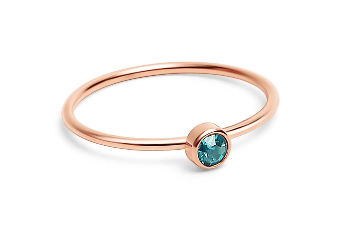 The Addison Stack Ring, stacking ring from Garden District Jewelry, additional product photo.