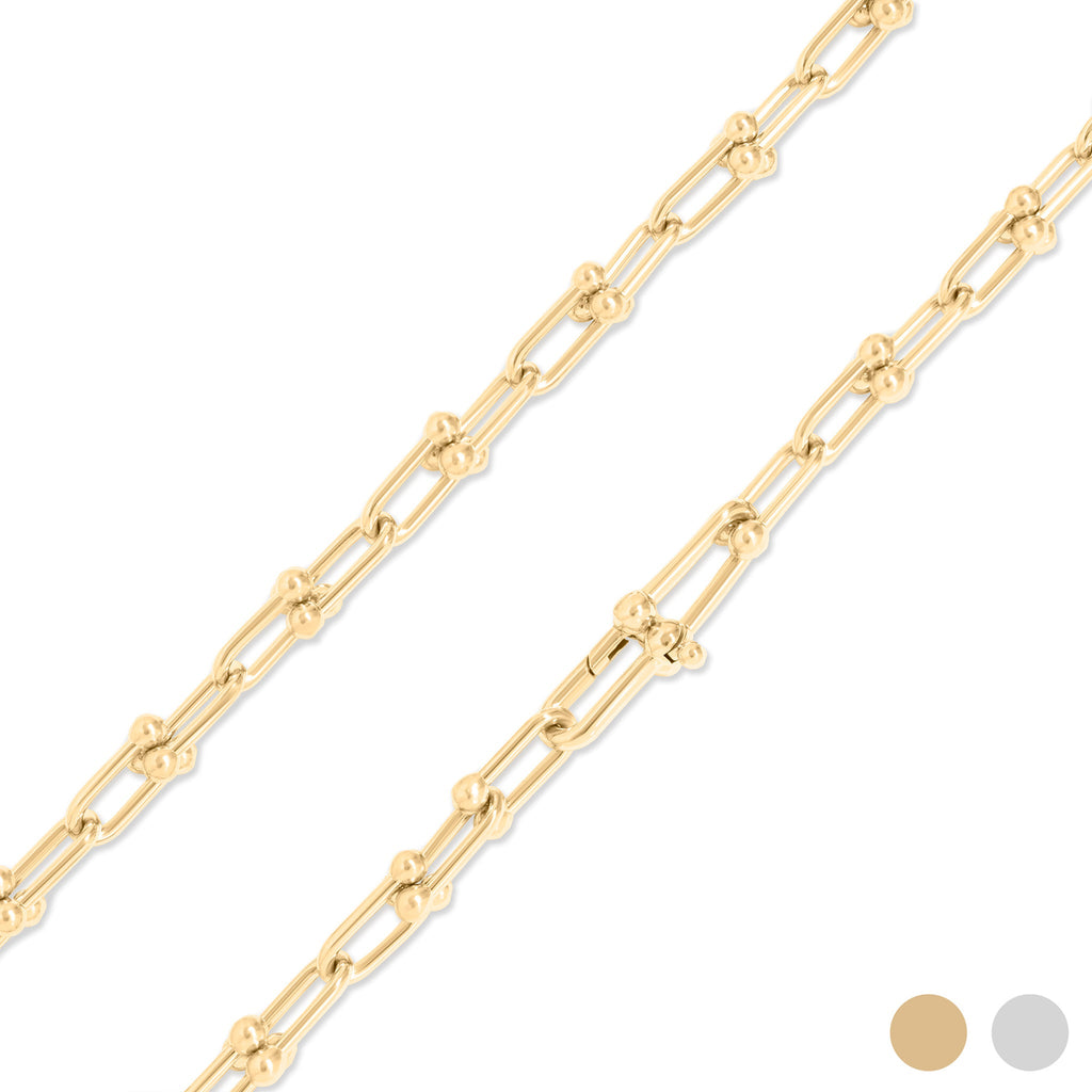 Hardware Chain Necklace clasp - Gold