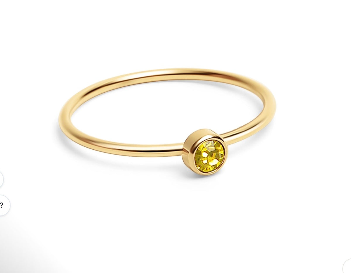 The Addison Stack Ring, stacking ring from Garden District Jewelry, product photo 3 of 15.