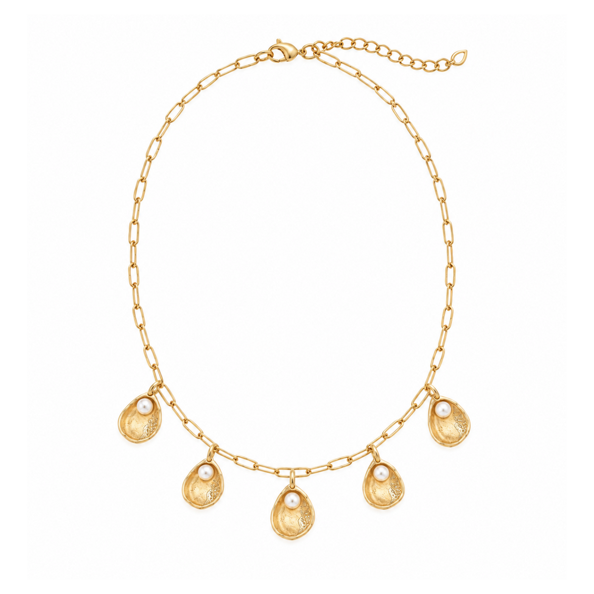 The Ella Pearl Oyster Shell Necklace