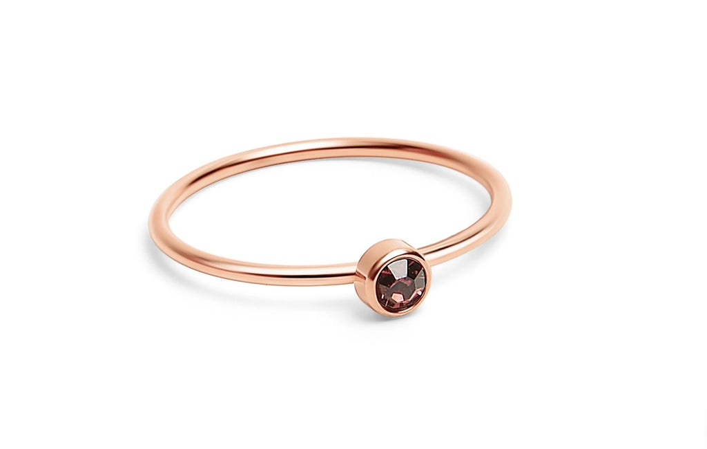 The Addison Stack Ring, stacking ring from Garden District Jewelry, additional product photo.