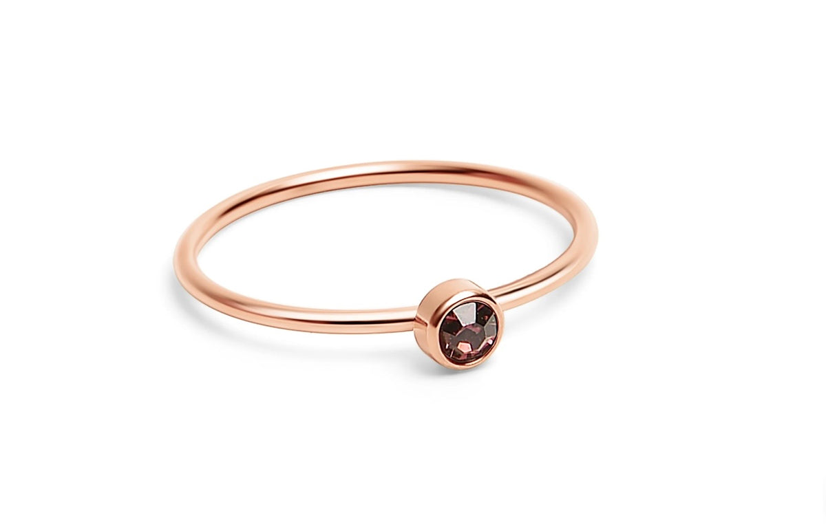 The Addison Stack Ring, stacking ring from Garden District Jewelry, additional product photo.