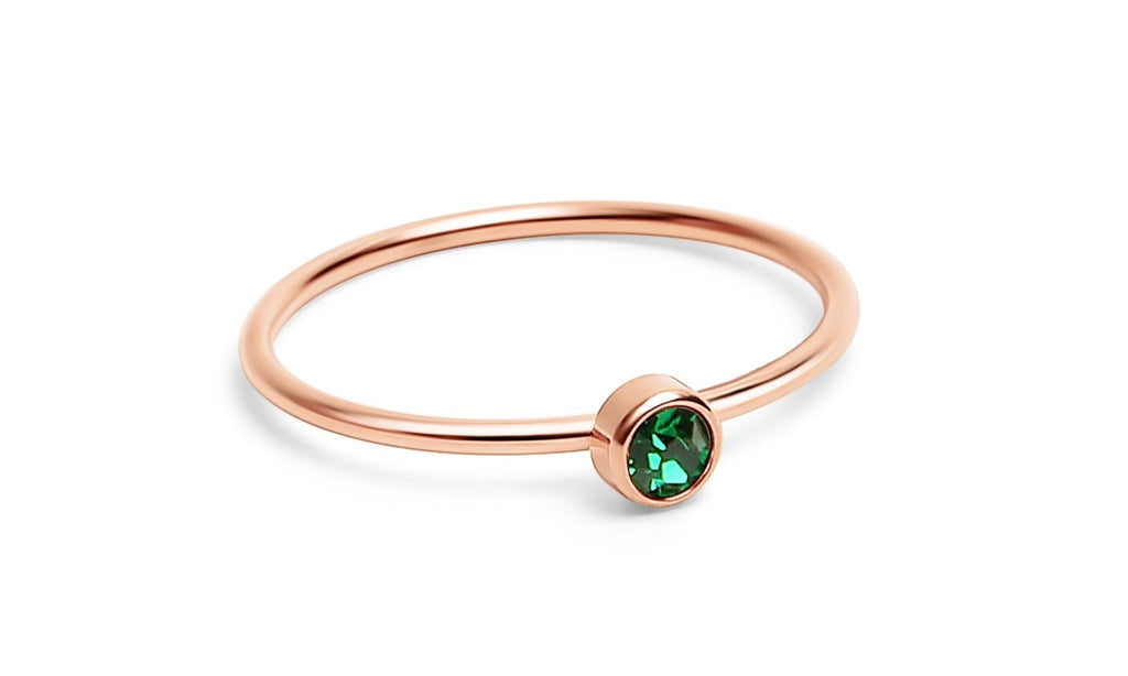The Addison Stack Ring, stacking ring from Garden District Jewelry, additional product photo.