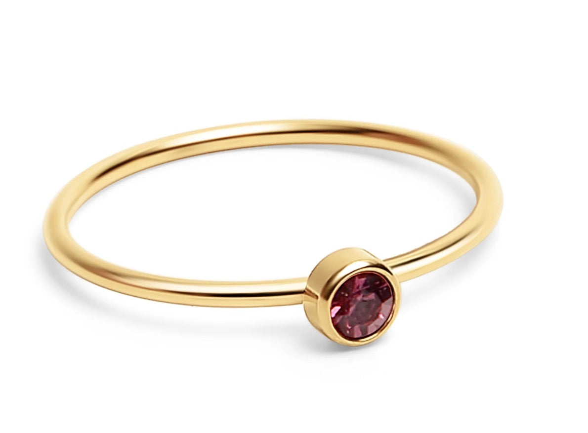The Addison Stack Ring, stacking ring from Garden District Jewelry, product photo 13 of 15.
