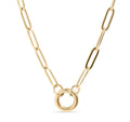 Magazine Street Paperclip Chain Necklace, additional product photo.
