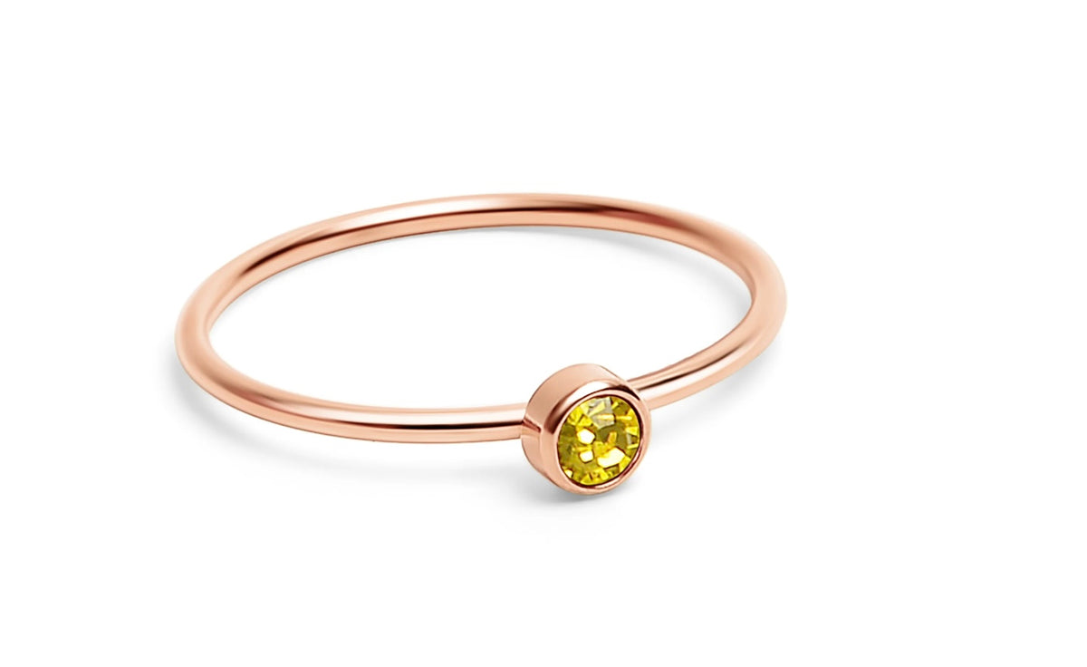 The Addison Stack Ring, stacking ring from Garden District Jewelry, product photo 15 of 15.