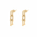 Gold Hardware Chain Earring