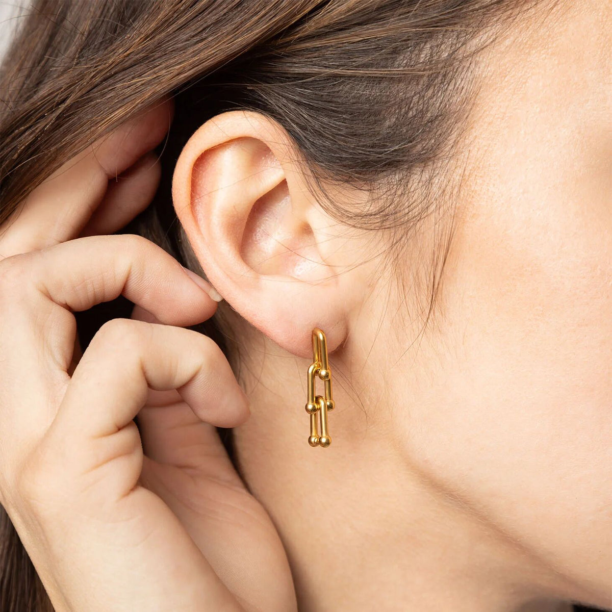 Earrings - worn on model