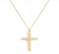 Cathedral Pearl Cross Necklace, additional product photo.