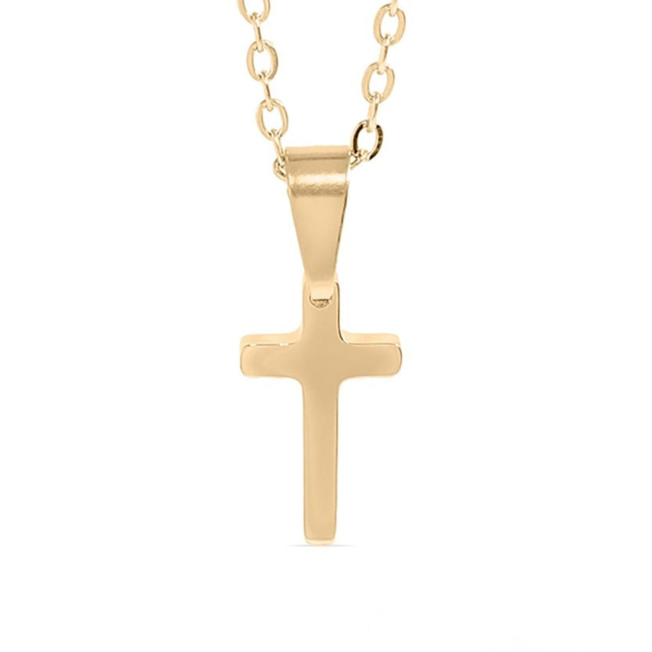 Cathedral Cross Pendant Necklace