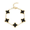 Maeve Clover Bracelet, from Garden District Jewelry's Irish Channel Collection — product photo 1 of 7.