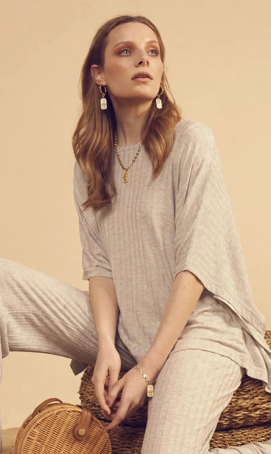 The Mayfair Celestial Charm Earrings, from Garden District Jewelry