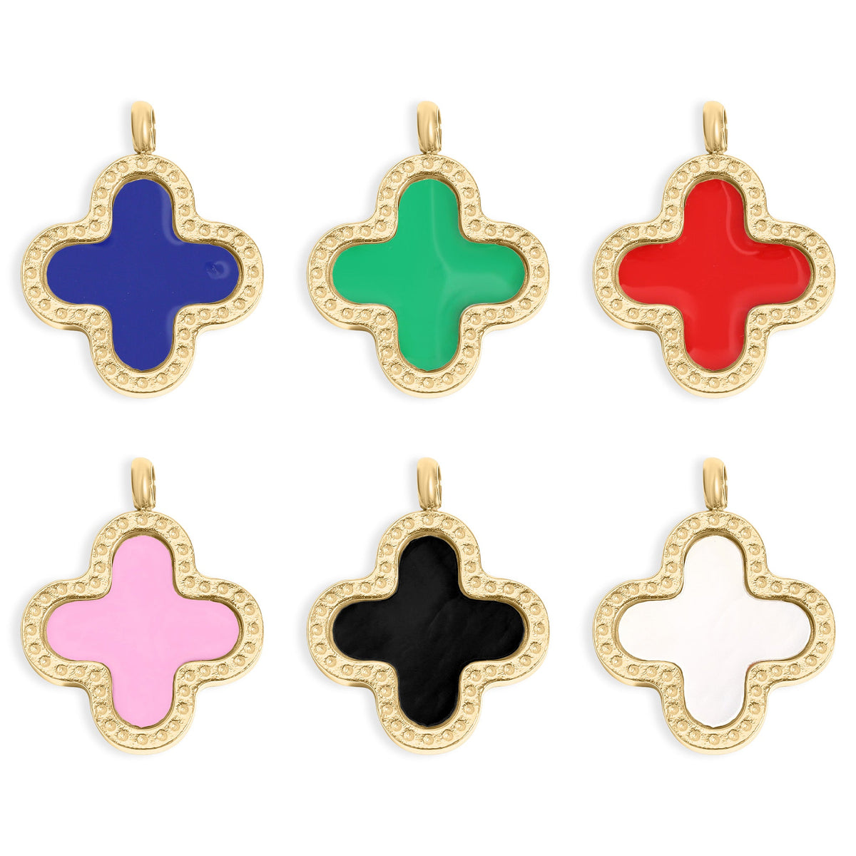Gold Clover Charm Color Collection