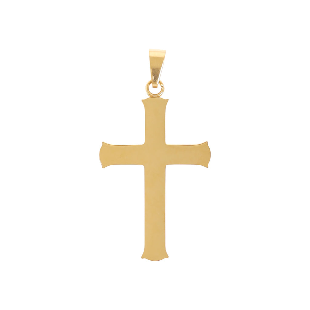 Gold Cross Pendant Charm