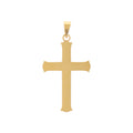 Gold Cross Pendant Charm