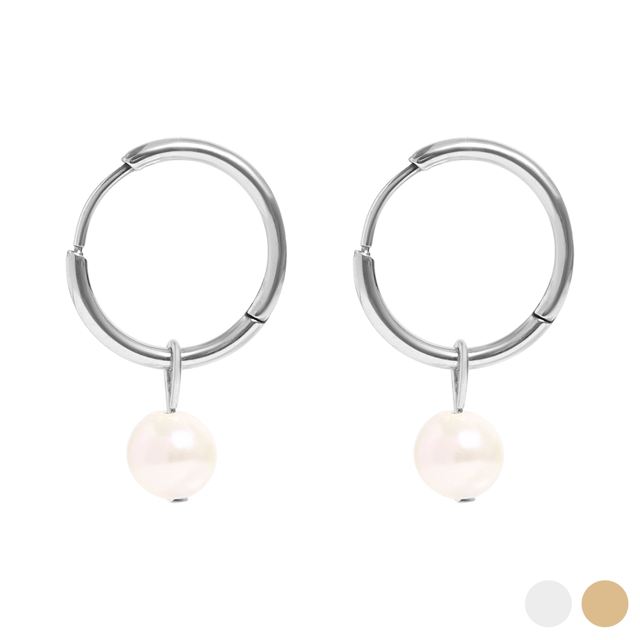 The Josephine Pearl Charm Earrings