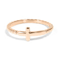 The Cathedral Beaded Cross Ring