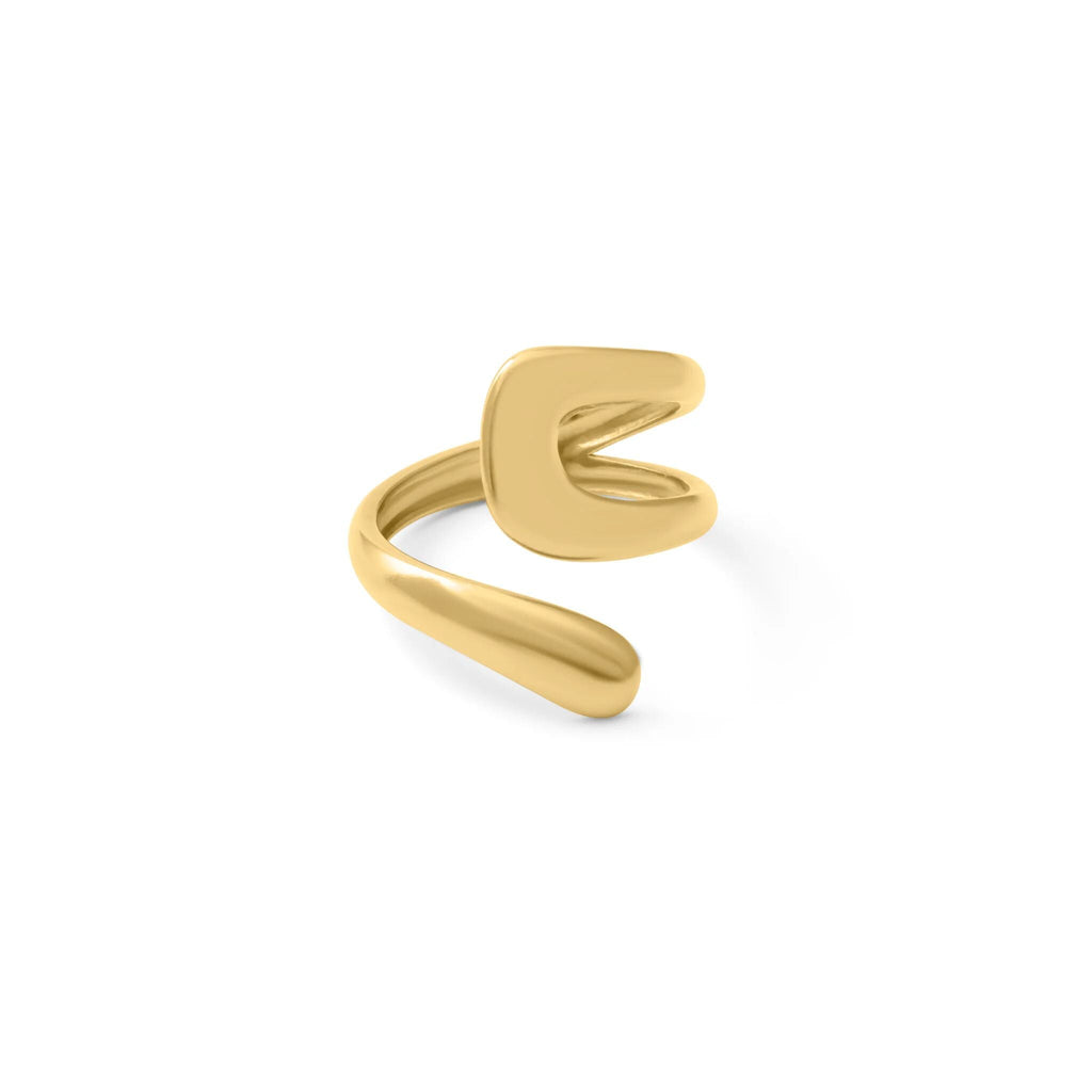 Magazine Street Twisted Spiral Cuff Ring in silver, from Garden District Jewelry — product photo 6 of 7.