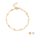 Cathedral Cross Charm Bracelet