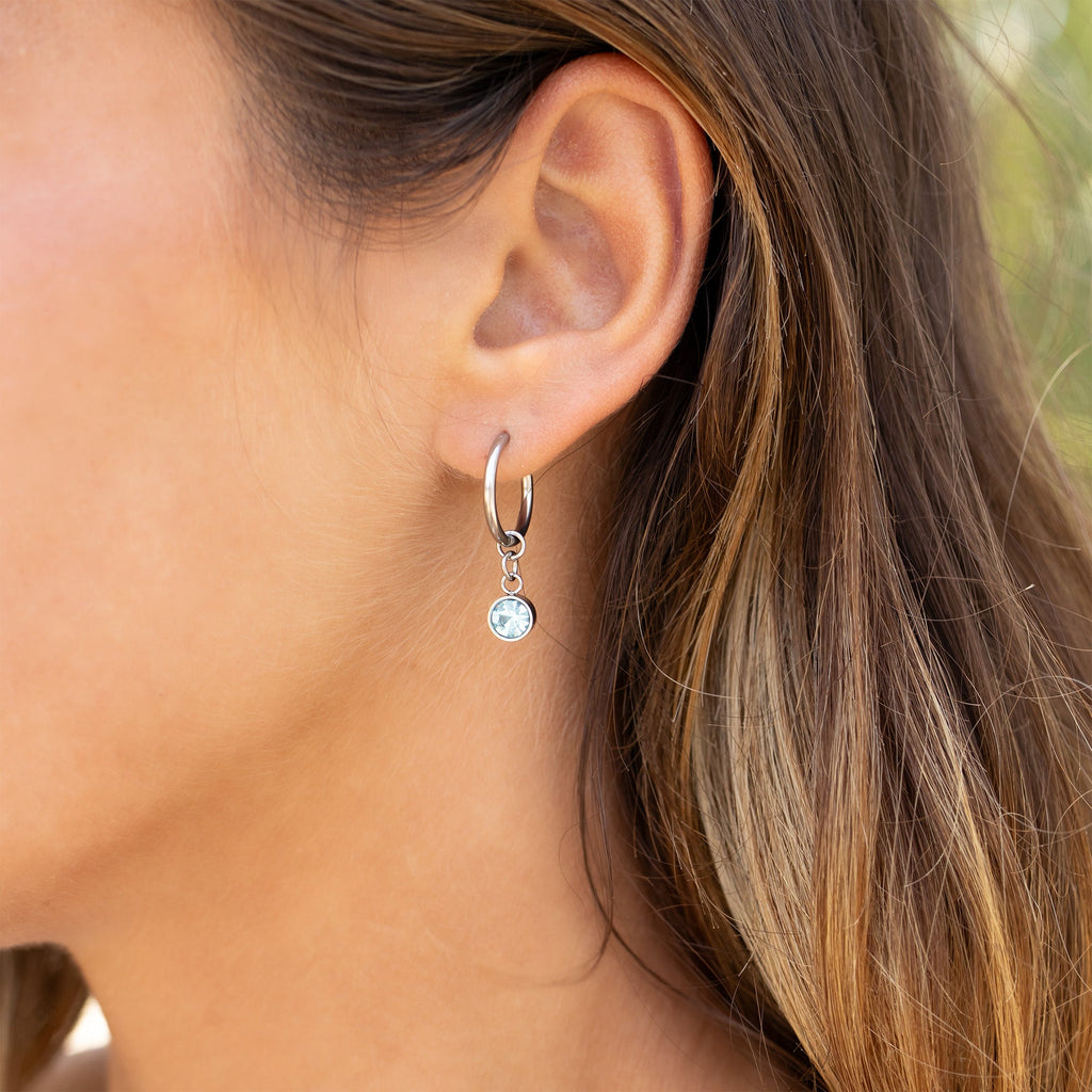 The Coliseum Drop Stone Earring