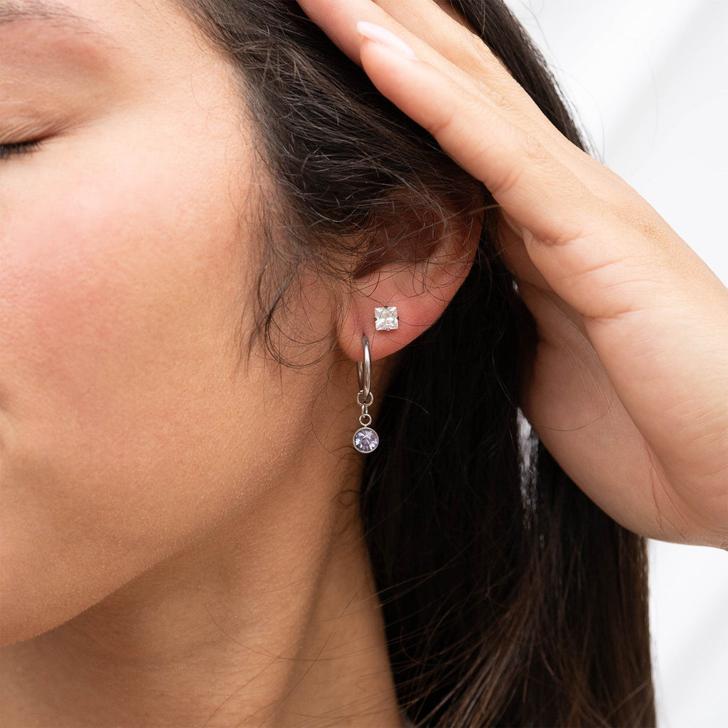 The Coliseum Drop Stone Earring