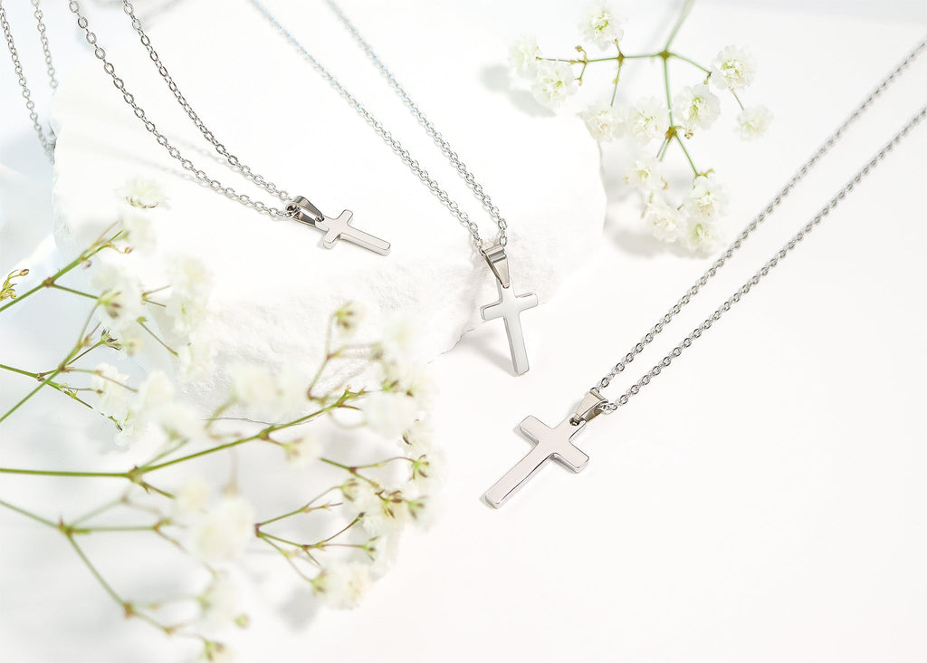 Cathedral Cross Pendant Necklace