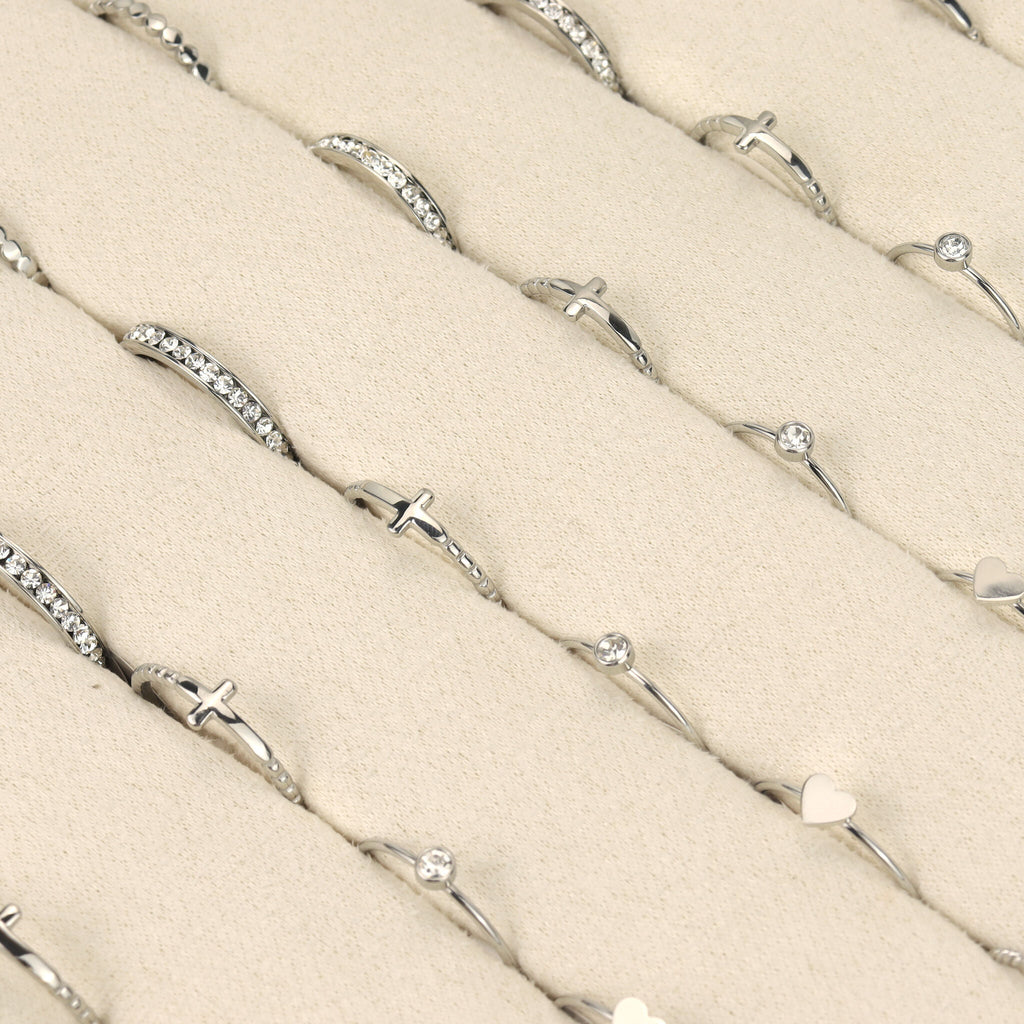 The Cathedral Beaded Cross Ring