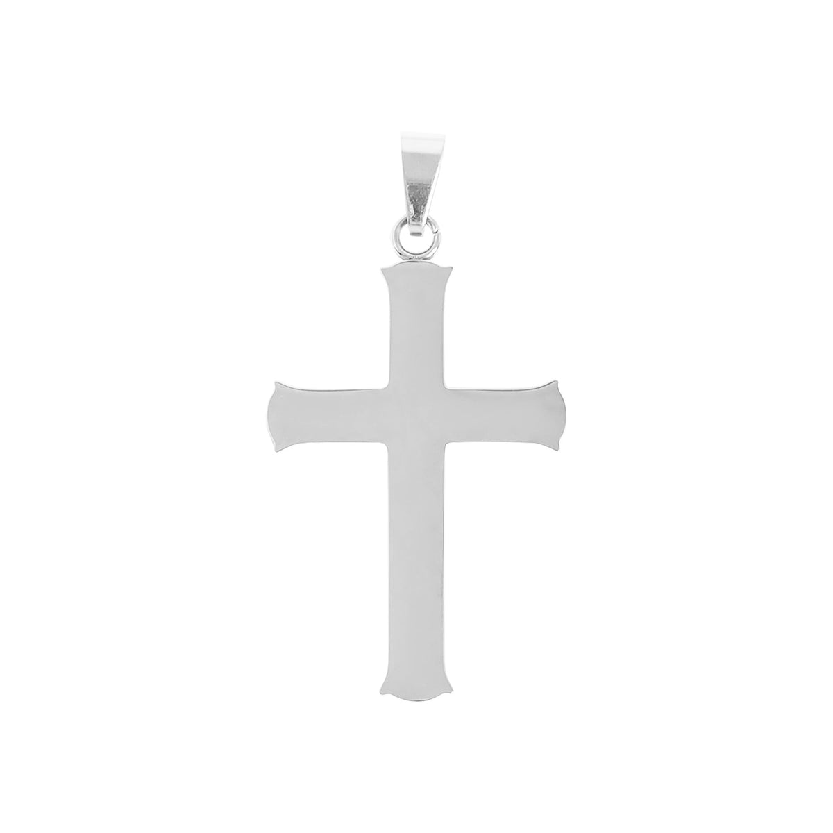 Silver Cross Pendant Charm