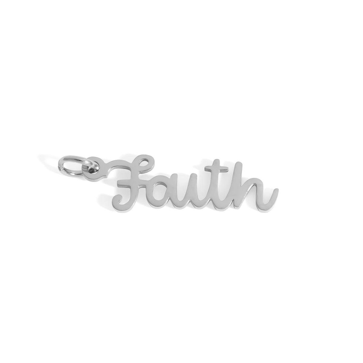 Silver Faith Charm